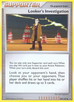 Looker's Investigation #109, Reverse Foil