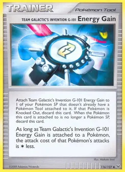 Team Galactic's Invention G-101 Energy Gain #116, Reverse Foil