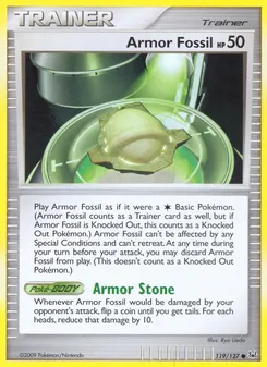 Armor Fossil #119, Platinum