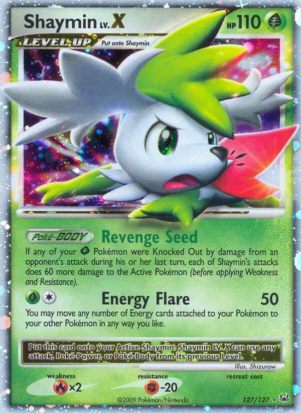 Shaymin LV.X #127, Platinum