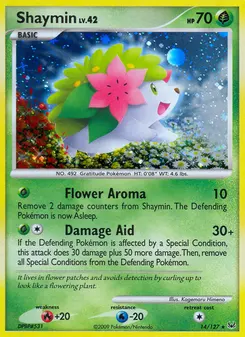 Shaymin #14, Reverse Foil
