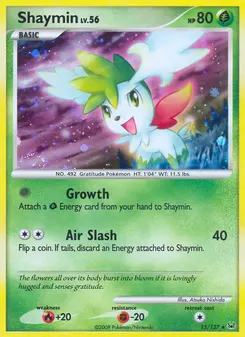 Shaymin #15, Reverse Foil