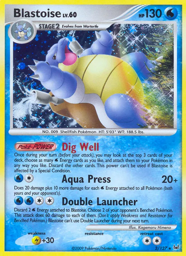 Blastoise #2, Platinum