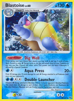 Blastoise #2, Reverse Foil