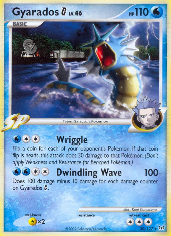 Gyarados G #30, Platinum Reverse Foil