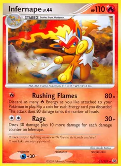 Infernape #31, Reverse Foil