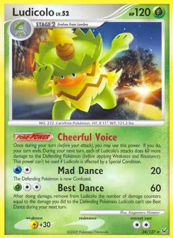Ludicolo #34, Reverse Foil