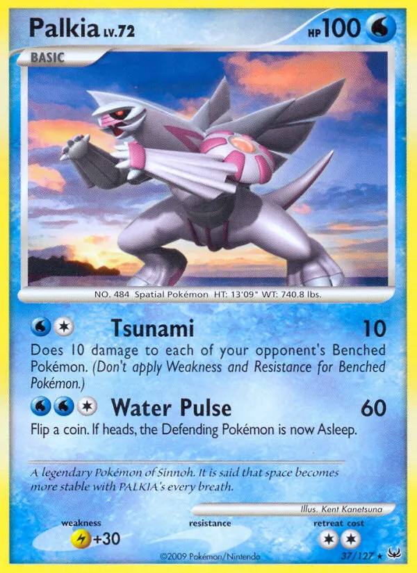 Palkia #37, Platinum Reverse Foil