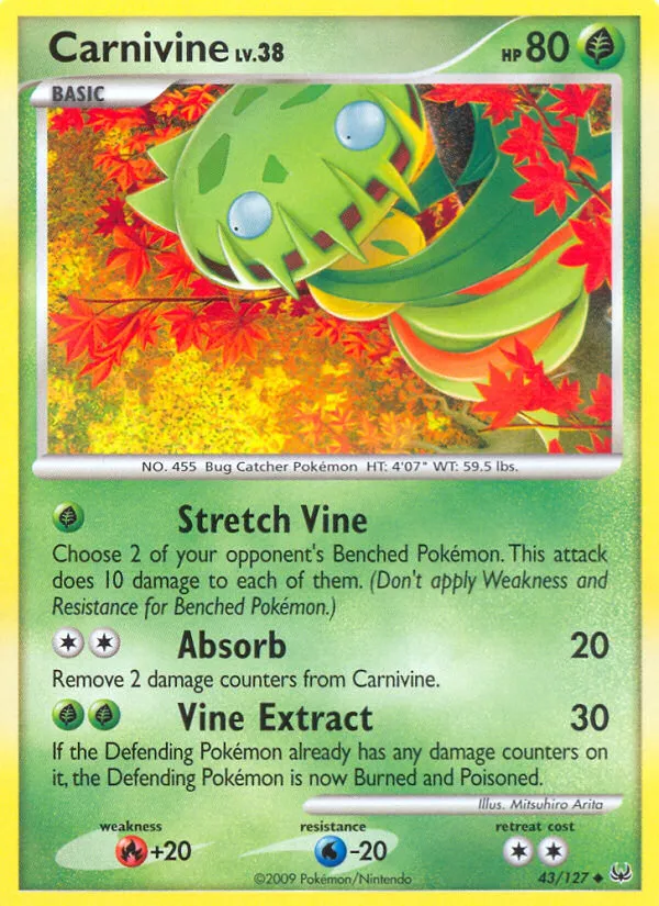 Carnivine #43, Platinum Reverse Foil