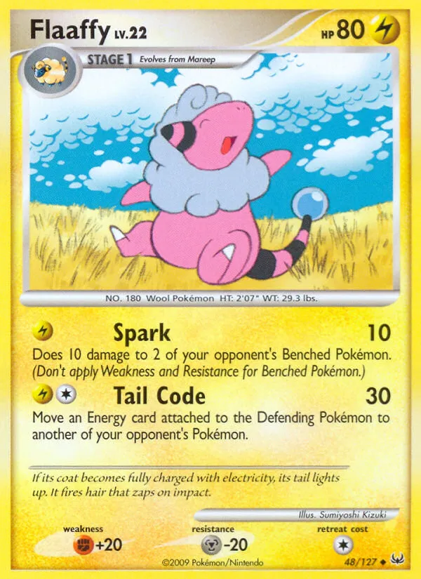 Flaaffy #48, Platinum Reverse Foil