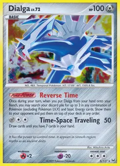 Dialga #5, Reverse Foil