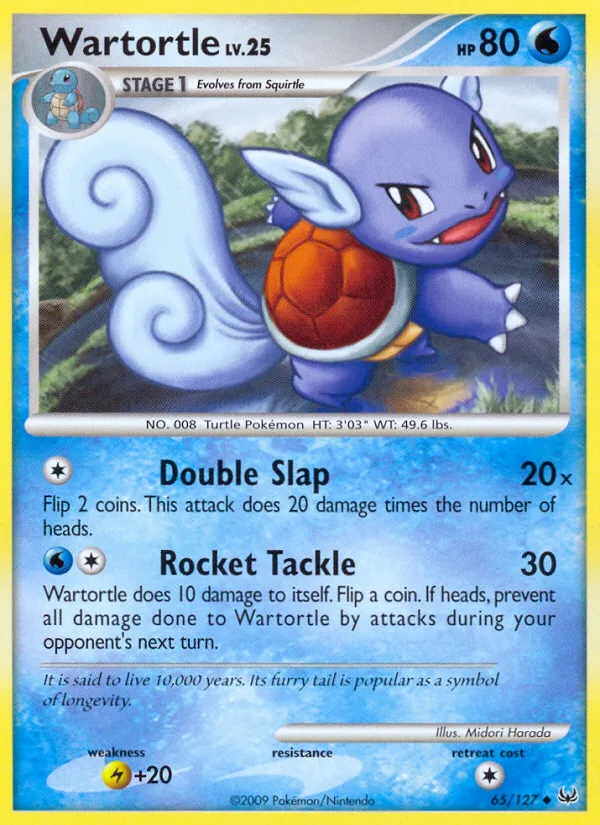 Wartortle #65, Platinum