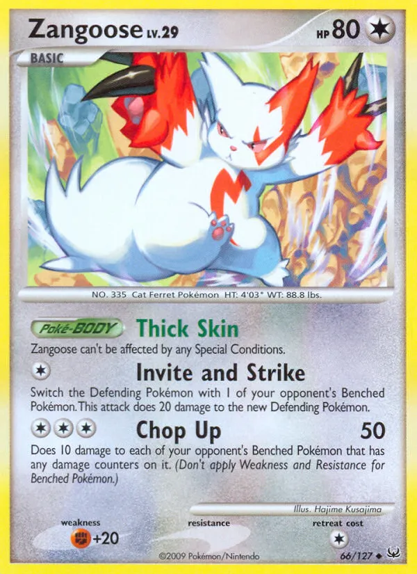 Zangoose #66, Platinum