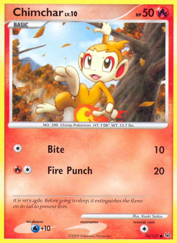 Chimchar #70, Platinum