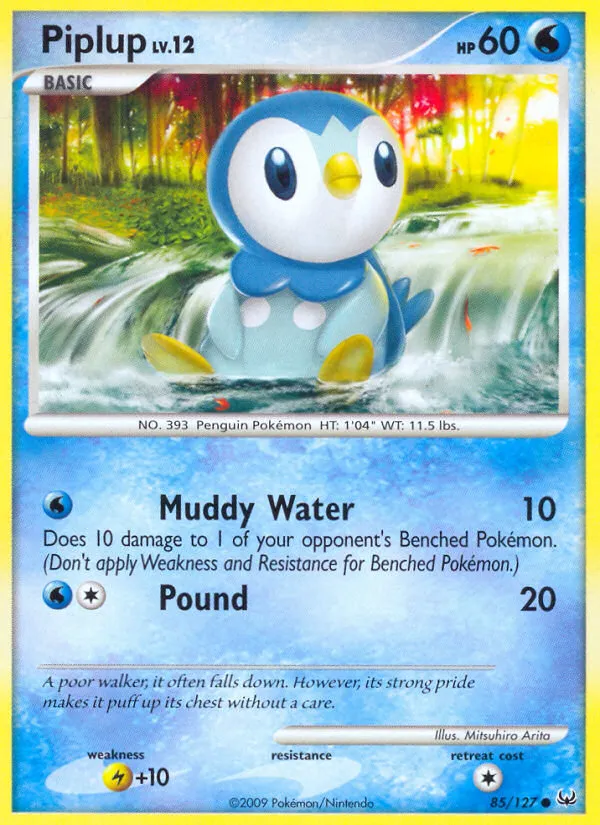 Piplup #85, Platinum