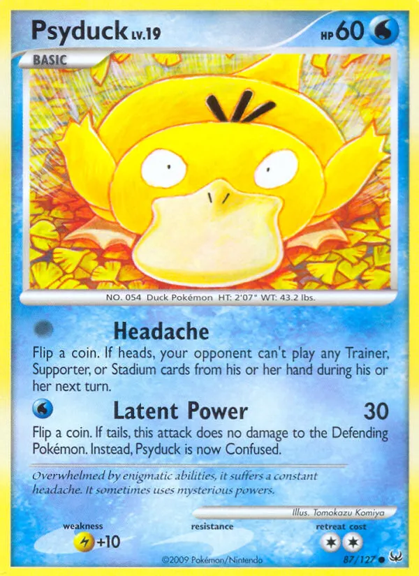 Psyduck #87, Platinum