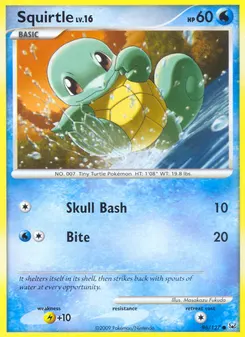 Squirtle #96, Reverse Foil