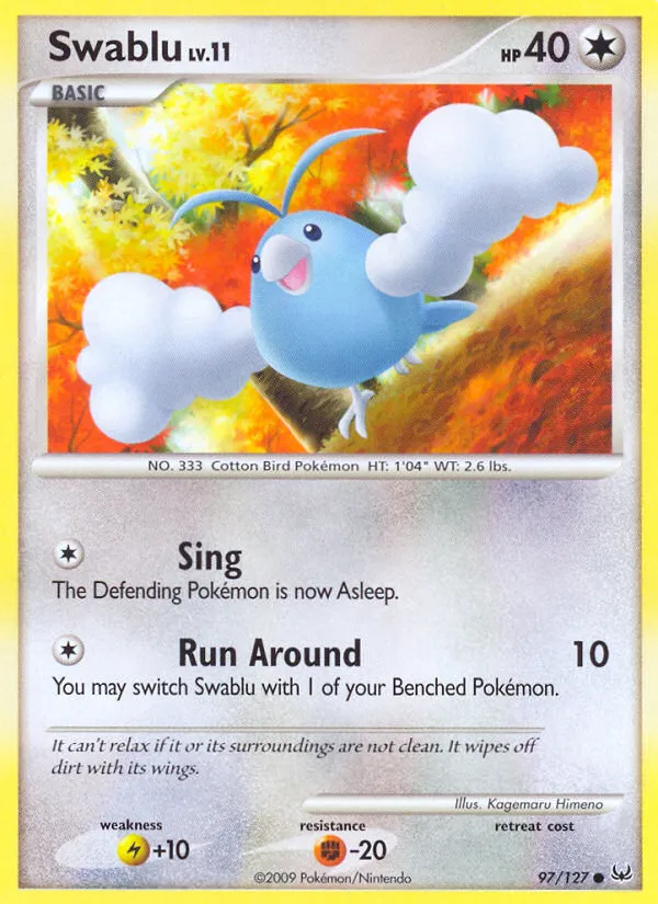 Swablu #97, Platinum Reverse Foil