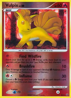 Vulpix #SH6, Reverse Foil