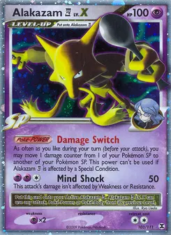 Alakazam E4 LV.X #103, Rising Rivals
