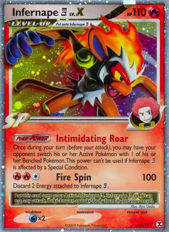 Infernape E4 LV.X #108, Rising Rivals