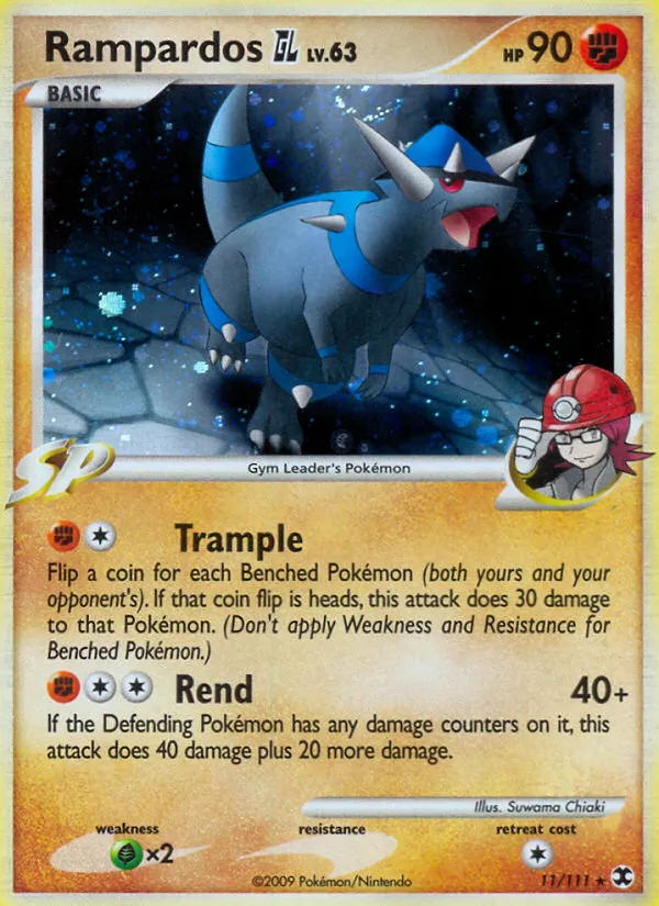 Rampardos GL #11, Rising Rivals Reverse Foil