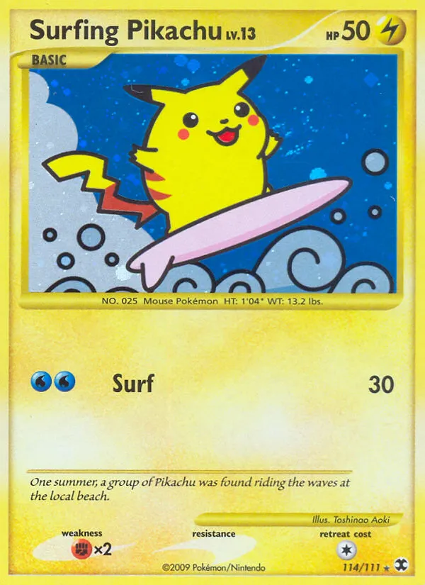 Surfing Pikachu #114, Rising Rivals