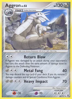 Aggron #14, Reverse Foil