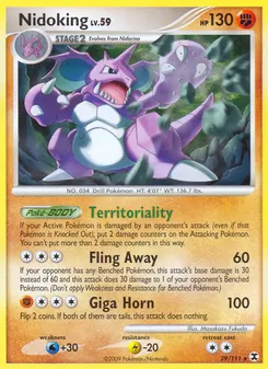 Nidoking #29, Reverse Foil