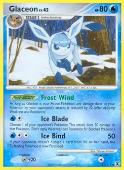 Glaceon #41, Reverse Foil