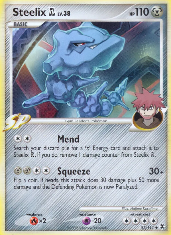 Steelix GL #51, Rising Rivals Reverse Foil