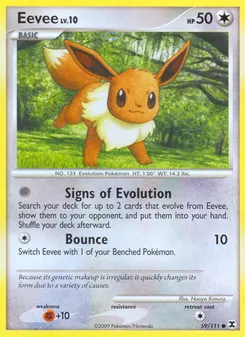 Eevee #59, Reverse Foil