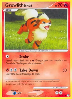 Growlithe #63, Reverse Foil