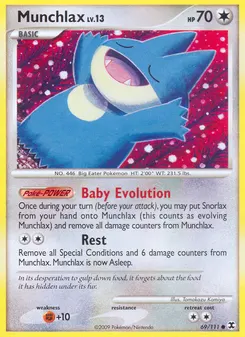 Munchlax #69, Chicago '09 Stamp