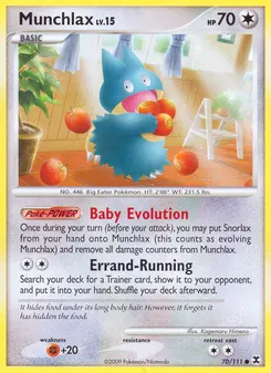 Munchlax #70, Reverse Foil