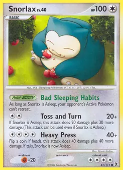 Snorlax #81, Reverse Foil