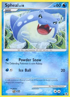 Spheal #82, Reverse Foil