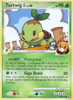 Turtwig GL #85, Reverse Foil