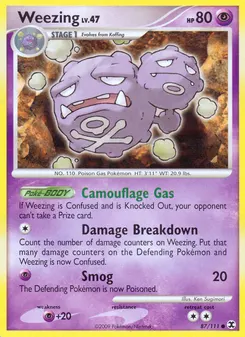 Weezing #87, Reverse Foil