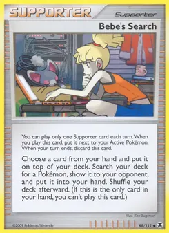 Bebe's Search #89, Crosshatch-2010 Pokemon League