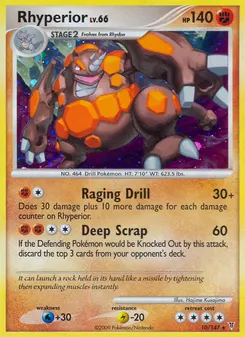Rhyperior #10, Reverse Foil