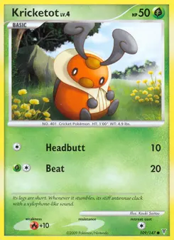 Kricketot #109, Reverse Foil