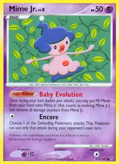 Mime Jr. #115, Reverse Foil