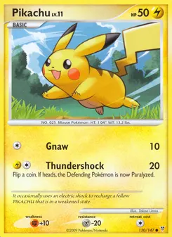 Pikachu #120, Reverse Foil