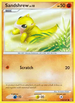 Sandshrew #124, Reverse Foil