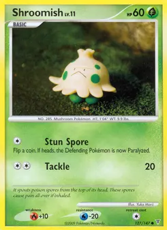 Shroomish #127, Reverse Foil