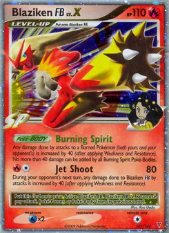 Blaziken FB LV.X #142, Standard