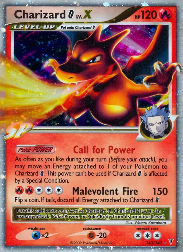 Charizard G LV.X #143, Supreme Victors