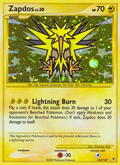 Zapdos #150, Standard