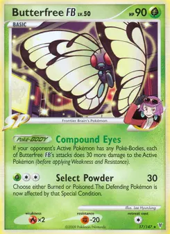 Butterfree FB #17, Crosshatch-2010 Pokemon League